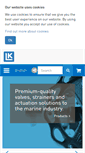 Mobile Screenshot of lkvalves.com